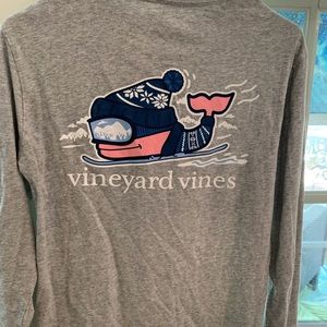Vineyard Vines winter whale T-shirt